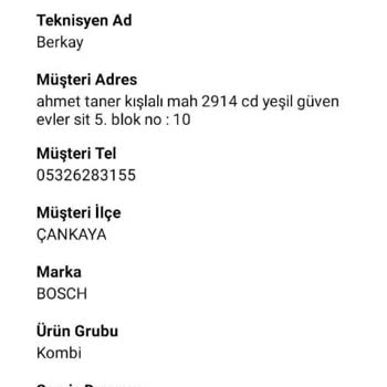 Bosch Teknik Servis (0850 255 15 10) Fahiş Fiyat Ve Çözülemeyen Arıza