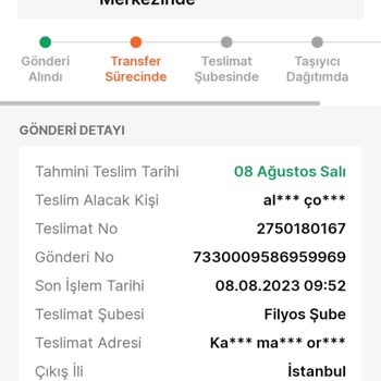 Trendyol Ve Trendyol Ekspress Şirketi Beni Mağdur Etti