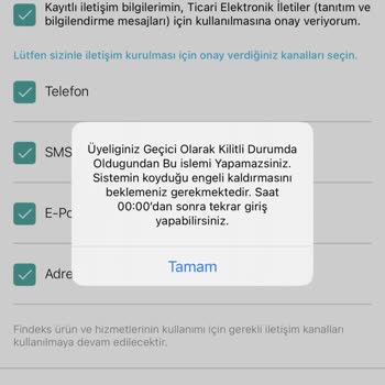 Findeks Üyelik Kayıt Sorunu