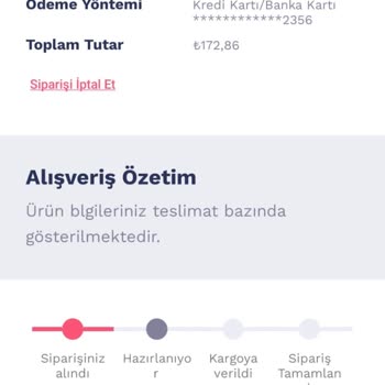Penti Gerekçesiz Sipariş İptali