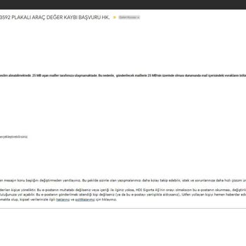 Hdi Sigorta Değer Kaybı Ödeme Yapmıyor