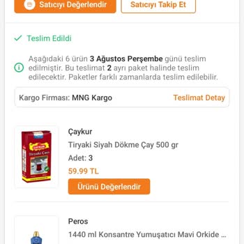 Trendyol Ürünümü Eksik Gönderiyor Ve Para İadesi Yapmıyor