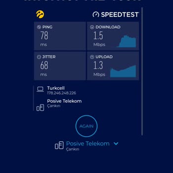 Turkcell İnternet Hızı Çok Kötü.