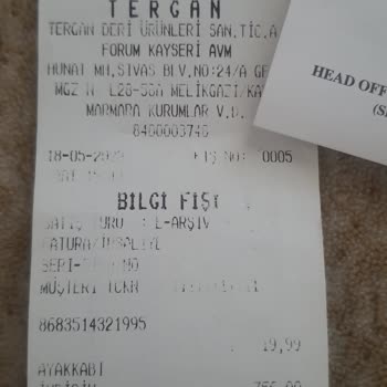 Tergan Deri Ayakkabıda Ses Geliyor