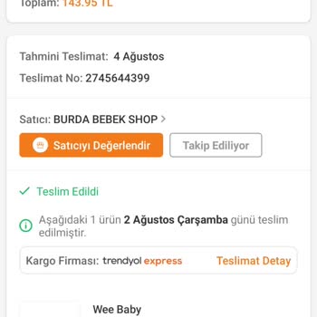 Trendyol Göndermediği Ürün İçin Benden Kargo Ücreti Kesti