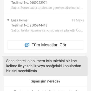 Trendyol Göndermediği Ürün İçin Benden Kargo Ücreti Kesti