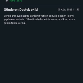 Bahisal Bahis Sitesinde Kazancım Verilmedi 2350 TL