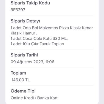 Domino's Çiğli Şubesi Gönderilmeyip Sözde Teslim Ettikleri Sipariş