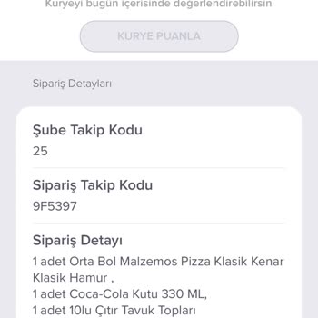 Domino's Çiğli Şubesi Gönderilmeyip Sözde Teslim Ettikleri Sipariş