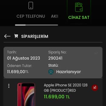 EasyCep Ürün Teslimatı Ve İptal Konusunda Sorunlar
