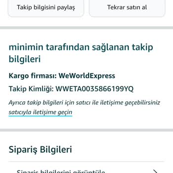 We World Express Kargo Şirketinin Ürünü Teslim Etmemesi