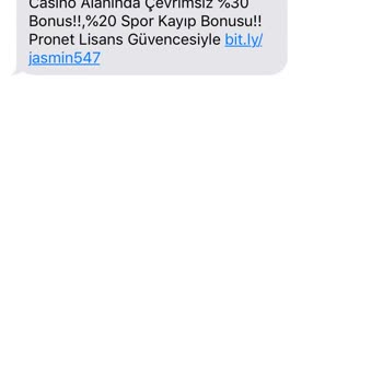 Vodafone Yurt Dışı Kaynaklı Bahis SMS’leri