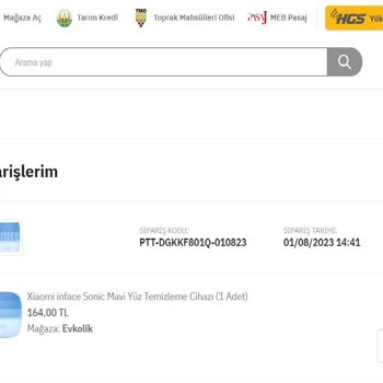 PttAVM Eksik Ve Kullanılmış Ürün