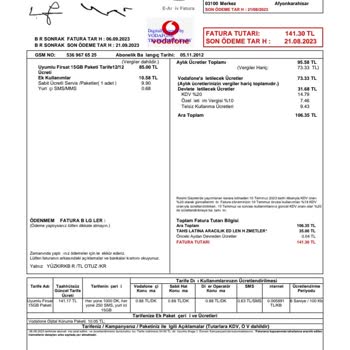 Vodafone Kullanmadığım Hizmetin Parasını Aldı