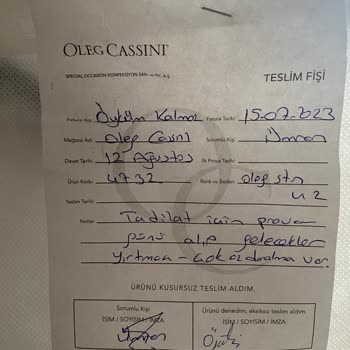 Antalya Lara Oleg Cassini Mağaza Mağduriyeti