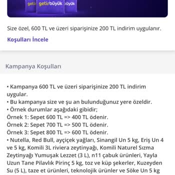 Getir Büyük Kampanya Yalanı