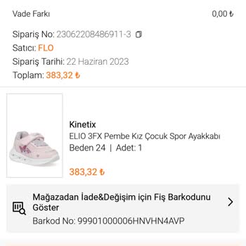 FLO Mağazası Parasını Alıp Göndermediği