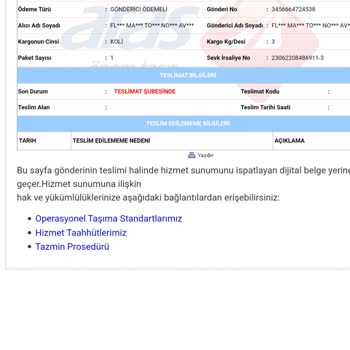 FLO Mağazası Parasını Alıp Göndermediği