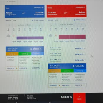Anadolu Jet Fiyat Listesindeki Değişim