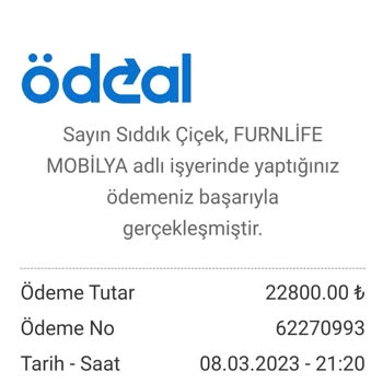 Furnlife Mobilya Yatak Takımı Siparişi Verirken Yaşadığım Mağduriyet