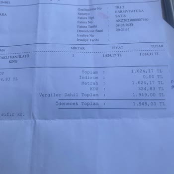 Vatan Bilgisayar Gürültülü Çalışan Vantilatör Sorunu