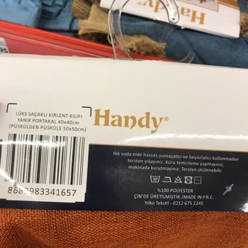 Şok Marketler Kalitesiz Kırlent Kılıfı!