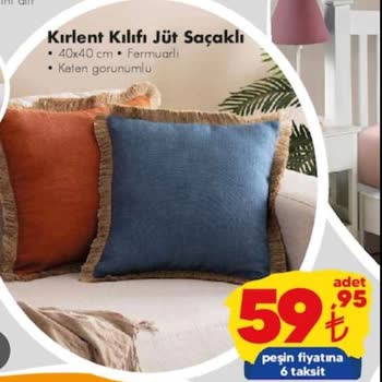 Şok Marketler Kalitesiz Kırlent Kılıfı!