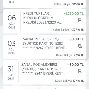 Ziraat Bankası Öğrenci Kredimden Otomatik Ödeme İle Para Çekmiştir