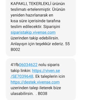 Vivense 1 Aydan Beri Ürün Gelmedi Kargoya Verildi Deniliyor Ürün Ortada Yok