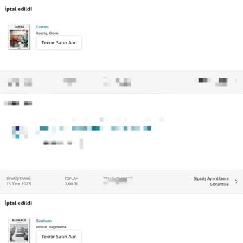 Amazon Siparişlerimi İptal Ediyor!