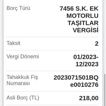 Gelir İdaresi Başkanlığı MTV Borcu İptali