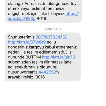 Aras Kargo 2 Gündür Kargomu Getirmiyor
