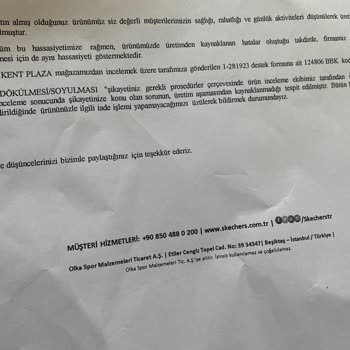Skechers Ayakkabının Soyulması Ve Bir Şey Yapmamaları