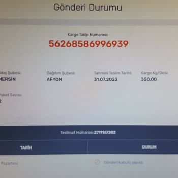 Trendyol Teslim Edilemeyen Mobilya