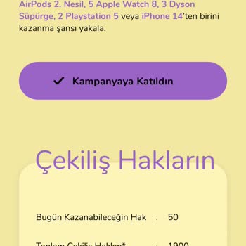 Fizy Dinledikçe Kazandırmıyor! Çekiliş Hakkım Yerinde Sayıyor!