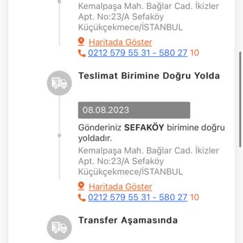 MNG Sefaköy Kargoyu Eve Teslim Etmiyor