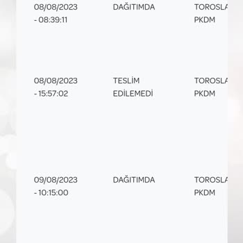 PTT Kargo Sorumsuzluğu