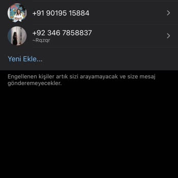WhatsApp Yabancı Numaralardan Mesaj