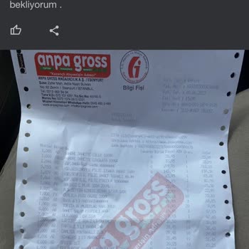 Anpa Gross Market Geçmiş Tarihli Ürünler Ve Mağaza Sorunu
