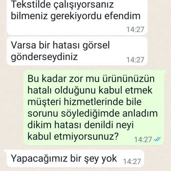 Viyamoda.com Ürünün Arkasında Durmuyor!