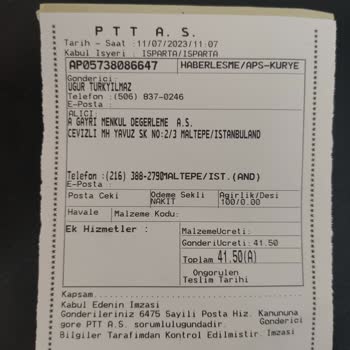 PTT Kargo Kargomu Teslim Etmiyor