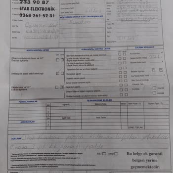 Samsung Çamaşır Makinesi Garanti Sorunu