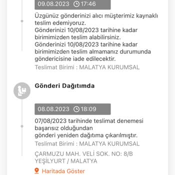 MNG Kargo Ürünü Teslim Etmedi