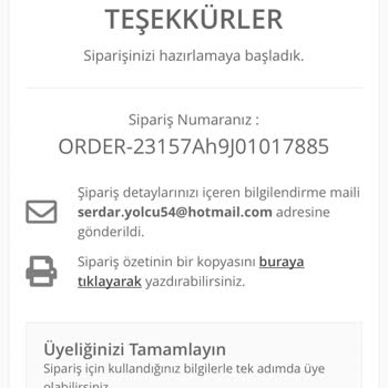 Modalife Ürün Teslim Edilme Mağduriyeti