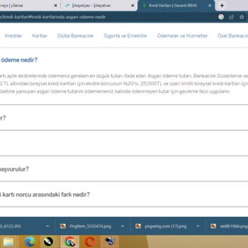 Garanti BBVA Haksız Kredi Kartı Asgari Ücreti Talebi