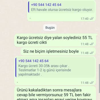 Vav Pratik Ücretsiz Kargo Yalanı + Farklı Ürün Göndermişler.