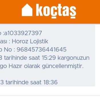 Koçtaş Ürün Teslim Edemiyor. Ve Hala Teslim Edemedikleri Ürün Satışta