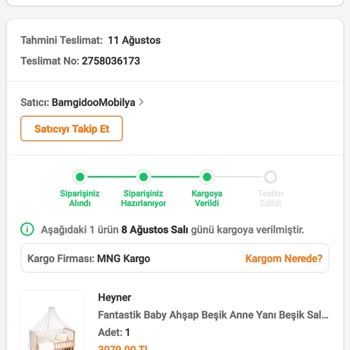 MNG Kargo Siparişimi Eve Getirmiyor