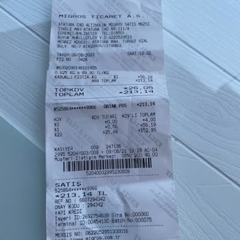 Migros'tan Alınan Kabuklu Fıstığın Kötü Çıkması