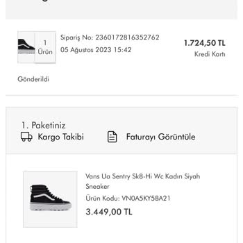 SuperStep Ayakkabı Çift Değil Tek Teslim Edildi